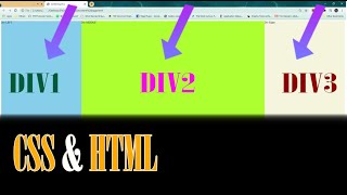 Aligning Divs Side by Side CSS amp HTML tutorial [upl. by Vrablik]