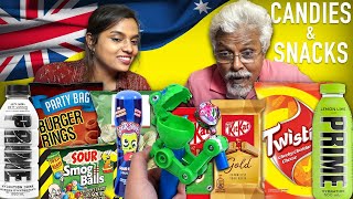 Tasting Unique amp Weird Candies amp Snacks from Australia 🍬🍫😝 [upl. by Arreik347]