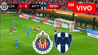 🔴 CHIVAS VS MONTERREY EN VIVO Y EN DIRECTO  LIGA MX APERTURA 2024 [upl. by Sicular]