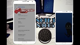 ROM Resurrection Remix ANDROID Oreo 801 On Samsung Galaxy Note 3 SM N9005 [upl. by Kaylyn]