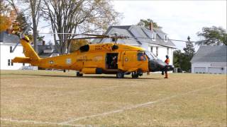 USCG MH60T Jayhawk helicopter startup and takeoff [upl. by Erasaec]