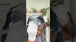 The best way to do a relaxer  hair relaxer  relaxer routine [upl. by Tsnre]