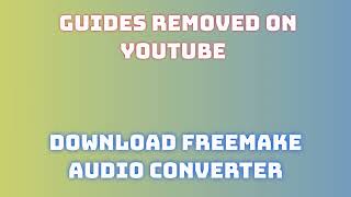 Installing Freemake Audio Converter on Windows 11 Quick Setup [upl. by Vernon25]