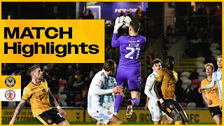 Match Highlights  Newport County v Accrington Stanley [upl. by Eicram]