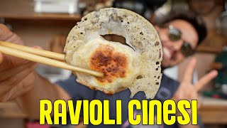 JIAOZI FATTI IN CASA  ravioli asiatici n 2 versioni  TORTA DI RAVIOLI amp Fine Dining 🥟 [upl. by Bein]