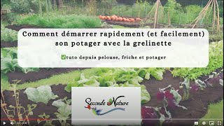 Comment démarrer rapidement un potager avec grelinette en permaculture [upl. by Nairoc]