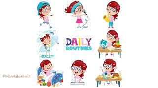 Daily Routines in English  Azioni Quotidiane in Inglese [upl. by Eeznyl660]