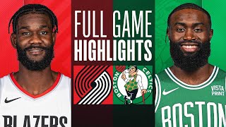 TRAIL BLAZERS at CELTICS  FULL GAME HIGHLIGHTS  April 7 2024 [upl. by Ellan]