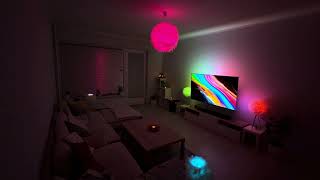 Phillips Ambilight TV with Hue Lights Demo [upl. by Darraj]