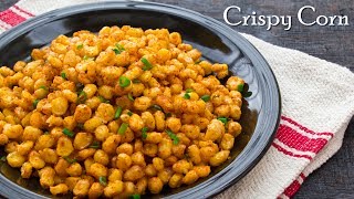 Easiest Crispy Corn Recipe  Chatpata Crispy Corn  Tea Time Snack  The Terrace Kitchen [upl. by Sheilah]