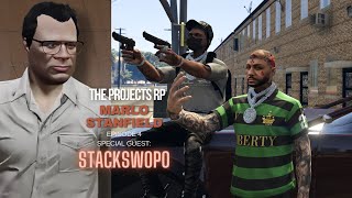 WE TOOK STACKSWOPO ON A DRILL Marlo Stanfield 4 THE PROJECTS RP [upl. by Os]