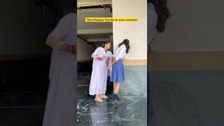 Ek aisi teacher har school m hoti hai👩‍🏫😂 shorts funnyshorts comedyshorts teacherlife [upl. by Lucy]