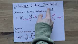 Williamson Ether Synthesis Alkoxide  Primary Haloalkane [upl. by Pros]