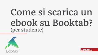 Booktab  Come si scarica un libro studente [upl. by Dennett]