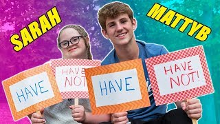 Never Have I Ever MattyBRaps vs Sarah Grace [upl. by Artur]