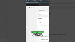 Easily Remove Shopify Collections from Your Online Store Navigation [upl. by Tharp]