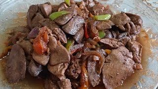 How to cook best Sauteed chicken livers  delicious simple recipe [upl. by Eenafets]