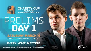 Champions Chess Tour Charity Cup  Day 1  Commentary by D Howell J Houska amp Kaja Snare [upl. by Sofko]