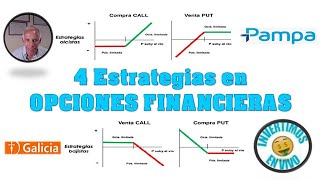 4 Estrategias OPCIONES FINANCIERAS para Ganar másVENDIMOS GALICIA y COMPRAMOS PAMPA quotsin poner 1quot [upl. by Norihs]