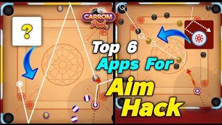 OMG😱 Top 6 Apps For Aim Hack Carrom Pool🔥 Indirect Aim Hack  SameTechTrick [upl. by Aiehtela]