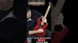 Dont Stop Believing  Solo  by Journey guitarsolo [upl. by Anivid]