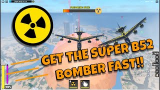 ☢️How to GET the Super B52 Bomber INSANELY FAST☢️  Military Tycoon Roblox Commenter Requested [upl. by Pietrek]