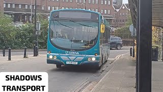 Kickdown Arriva Herts amp Essex VDL Wright Pulsar 3756 YJ08DZF on service 10 [upl. by Aiouqes]