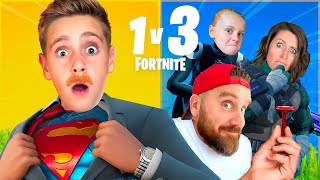 Our Son has a Mustache If He Loses He Shaves in Fortnite [upl. by Nelle]