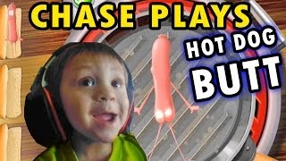 Chase plays quotHot Dog Buttquot  2 Player Flappy Bird 2 Yr Old Face Cam [upl. by Arick]