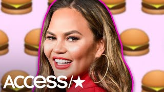 Chrissy Teigen Shocks Unsuspecting Fans By Serving Burgers At Shake Shack [upl. by Carolynne798]