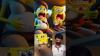 SpongeBob Teams With Pregnant X 😱💥 SpongeBob SquarePants shorts spongebob pregnant [upl. by Ahsert]