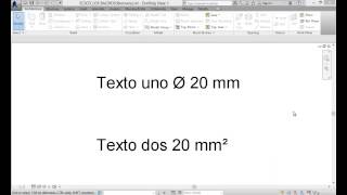 Caracteres especiales en Revit [upl. by Eendys]