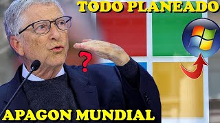 QUE HAY DETRÁS DEL FALLO MUNDIAL DE WINDOWS Y MICROSOFT  EL APAGÓN MUNDIAL [upl. by Aneled]