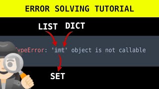 TypeError  list object is not callable Solved in Python [upl. by Amorete]