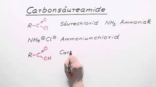 Carbonsäureamide  Chemie  Organische Chemie [upl. by Euqinitram610]