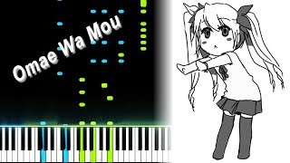 deadman 死人  quotOmae Wa Mou  Already Deadquot Synthesia Piano Tutorial  Tiny Little Adiantum [upl. by Eirelam]