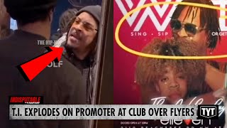 WATCH Rapper TI Goes Off On Promoter At Club [upl. by Tormoria]