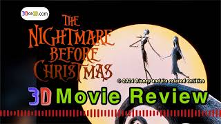 The Nightmare Before Christmas 3D Movie Review [upl. by Carlile184]