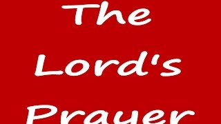 The Lords Prayer  Karaoke Lower Key  Always Glorify God [upl. by Sinoda]