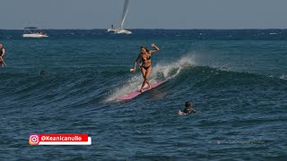 Afternoon surfing at Ala Moana Bowls [upl. by Pebrook]