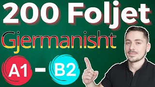 200 FOLJE  FJALOR A1 B2 gjermanisht me audio dhe perkthim ne shqip [upl. by Marmaduke]