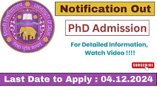 PhD Admissions  Notification Out 📣 Check Eligibility amp Apply Now  bhavnasbliss [upl. by Darsie]