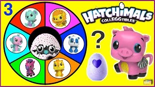 Hatchimals CollEGGtibles Surprise Eggs Hatchtopia Spinning Wheel Game Toy Opening for Kids [upl. by Lenuahs]