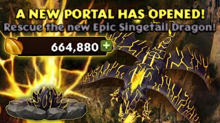 Rescuing New Epic Dragon Novatail In Ascension Portal With 600K Ascension  Dragons  Rise of Berk [upl. by Girardi]