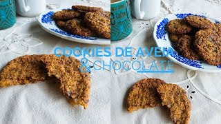 COOKIES RÁPIDAS DE AVEIA LINHAÇA E CHOCOLATE  O Prazer da Cozinha em 1 Minuto [upl. by Farlee]