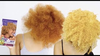 FROM BLACK TO GOLDEN BLONED NO BLEACH DARK AND LOVELY HAIR DYE REVIEW PART 2 [upl. by Alamap236]