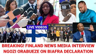 Finland Newspapers Interview BRGIE CoS Ngozi Orabueze Confirm Biafra DeclarationVideo [upl. by Orme170]