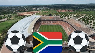 Peter Mokaba Stadium 4k Drone Aerial View Polokwane Limpopo South Africa [upl. by Aninnaig]