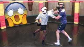 DejiComedyshortsgamer training for the boxing match against Jake Paul [upl. by Attenov]