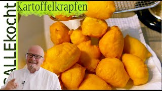 Knusprige Kartoffelkrapfen  Pommes Dauphine selber machen  Rezept [upl. by Kinson]